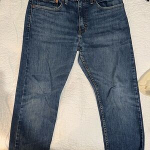 Levi's Blue Slim Jeans with Indigo Wash. Waist 34, Length 29